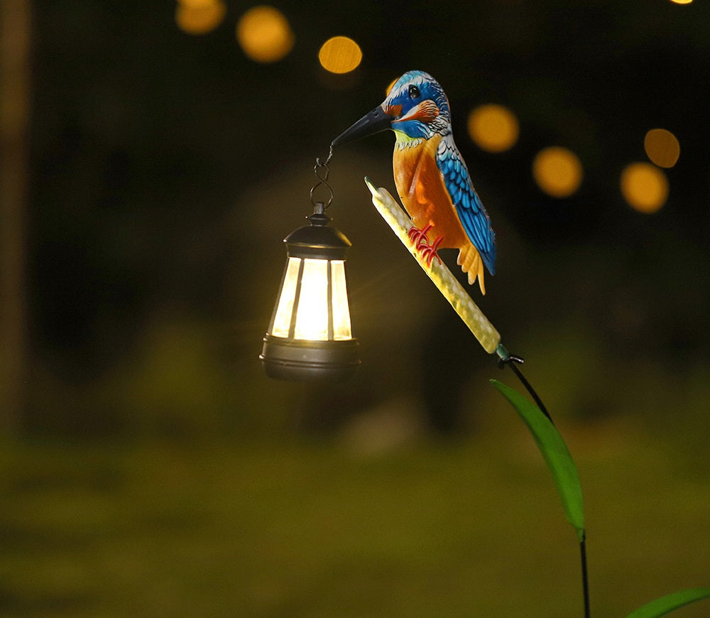 Solar-Powered Bird Lantern