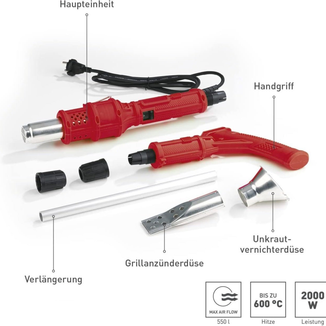 # 2-in-1 Electric High-Temperature Weed Burner