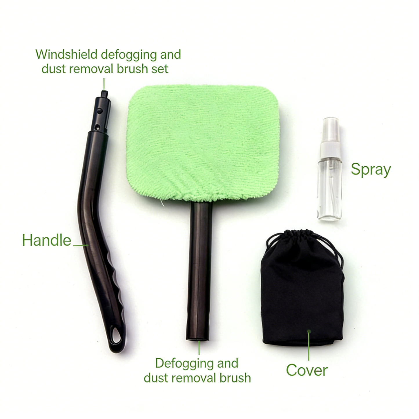 **Car Windshield Cleaning and Defogging Brush**
