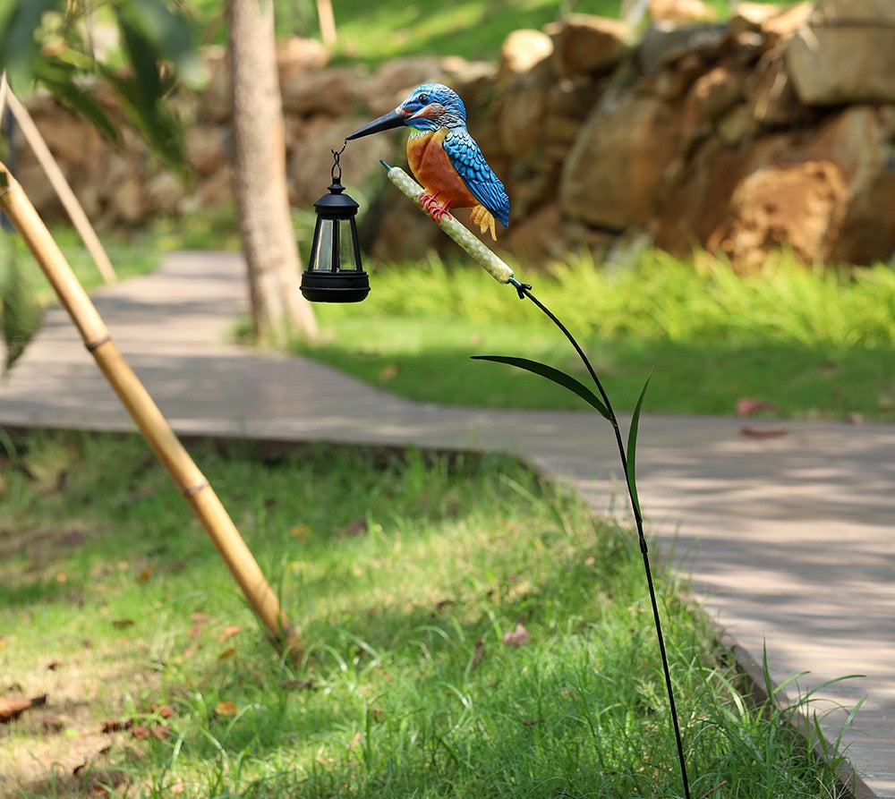 Solar-Powered Bird Lantern