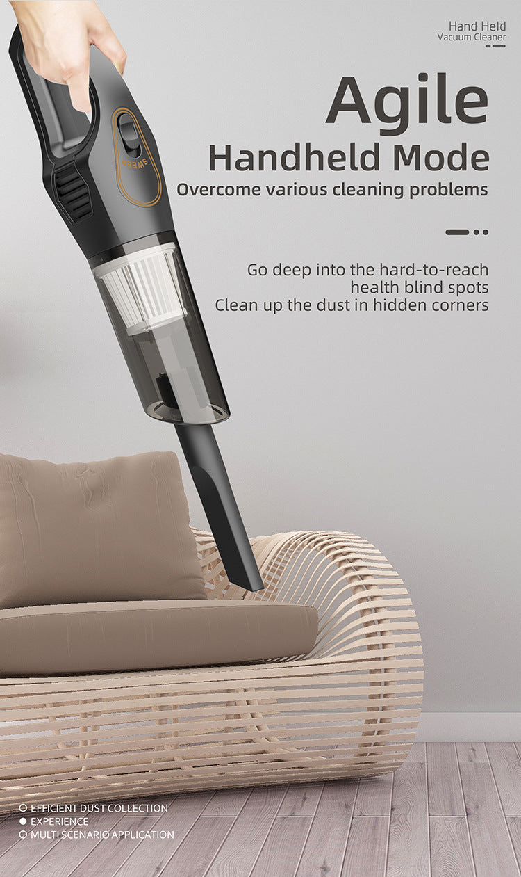 Cordless Handheld Vacuum Cleaner for Home Use - High Suction Power