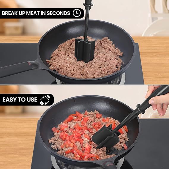# Handheld Meat Chopper and Spatula