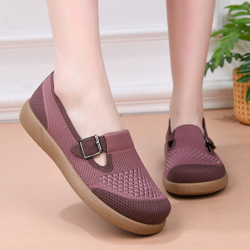 # Round-Toe Soft-Soled Versatile Women's Shoes