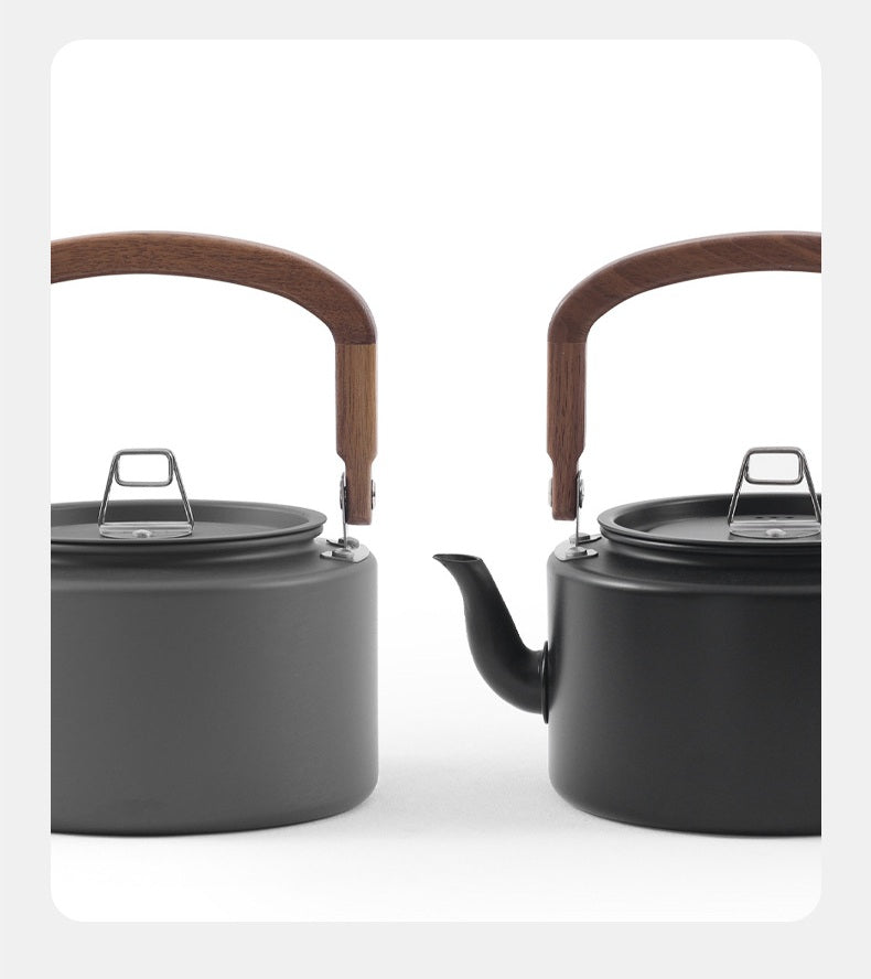# 1.2L Portable Outdoor Aluminum Alloy Kettle