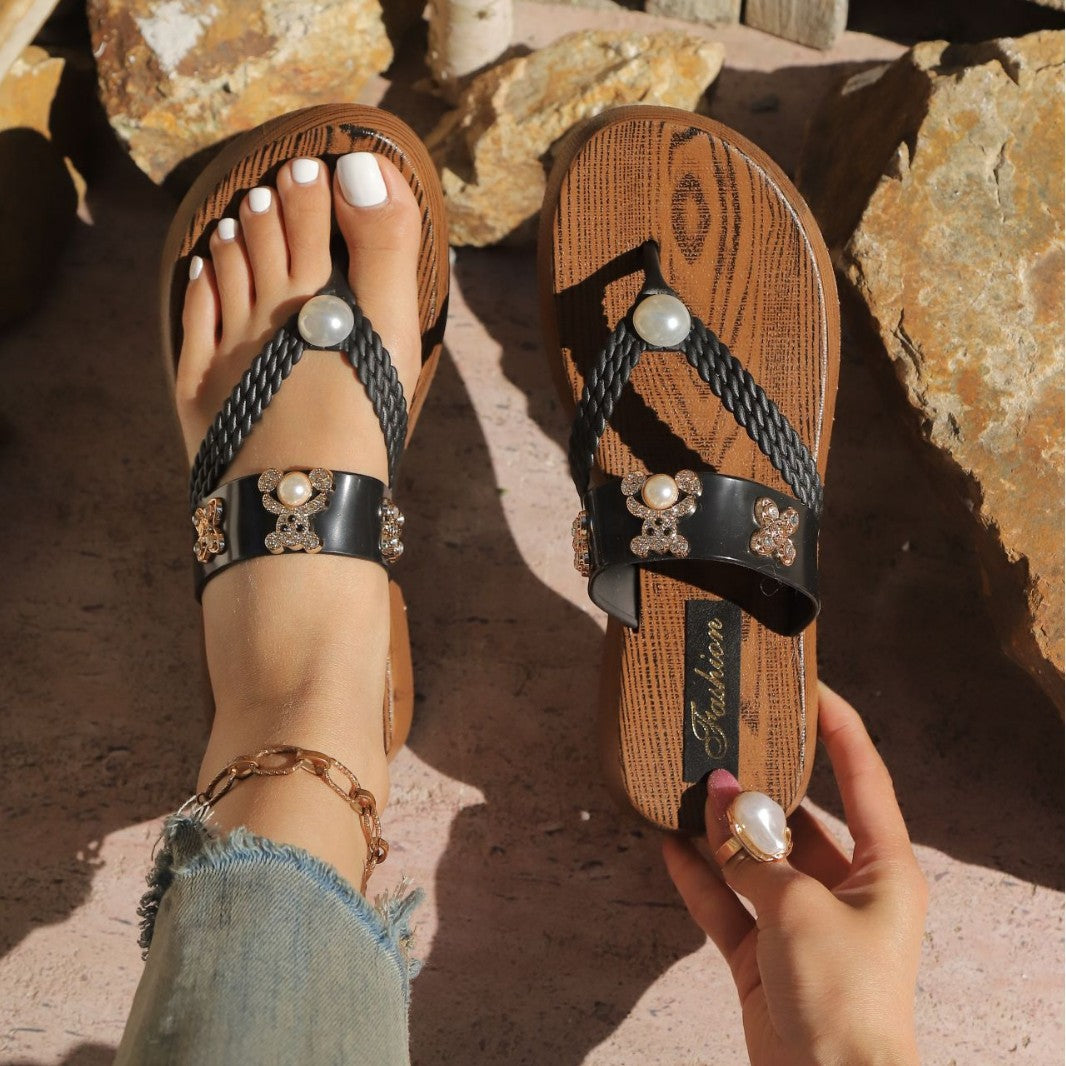 Women's Fashion Floral Flip-Flops Introduction