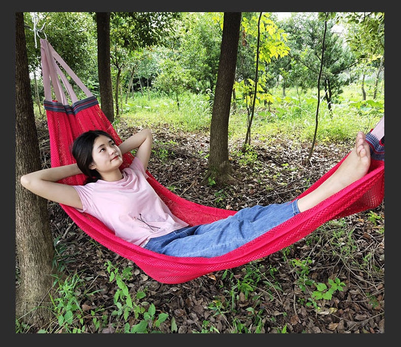 # Outdoor Ice Silk Mesh Anti-Tipping Hammock