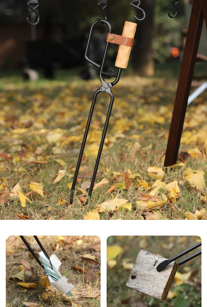 # Extended Anti-Scalding Charcoal Tongs for Outdoor Use