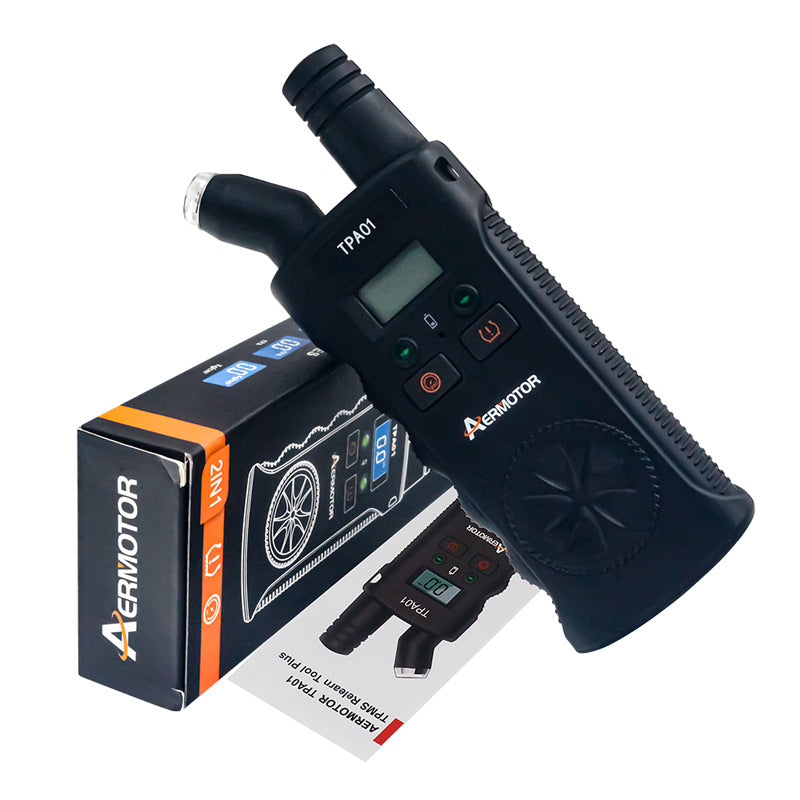 2-in-1 TPMS Tire Pressure Reset Tool + Digital Tire Pressure Gauge