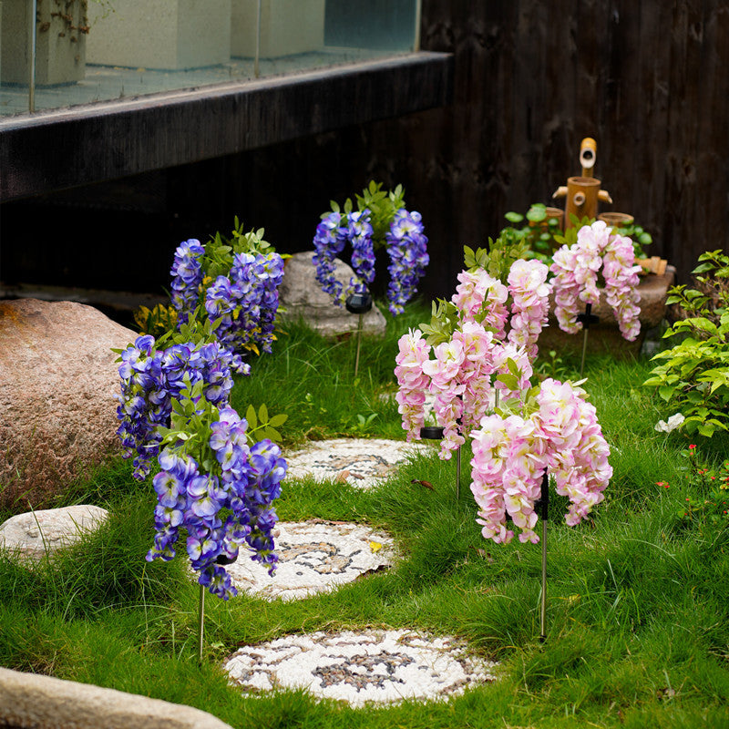 # Solar-Powered Wisteria LED Landscape Light for Courtyards and Lawns