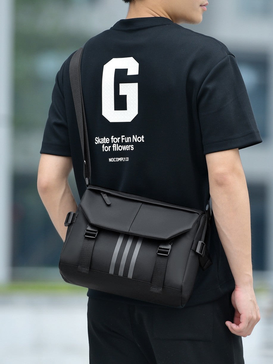 Trendy Men's Large Capacity Crossbody Bag