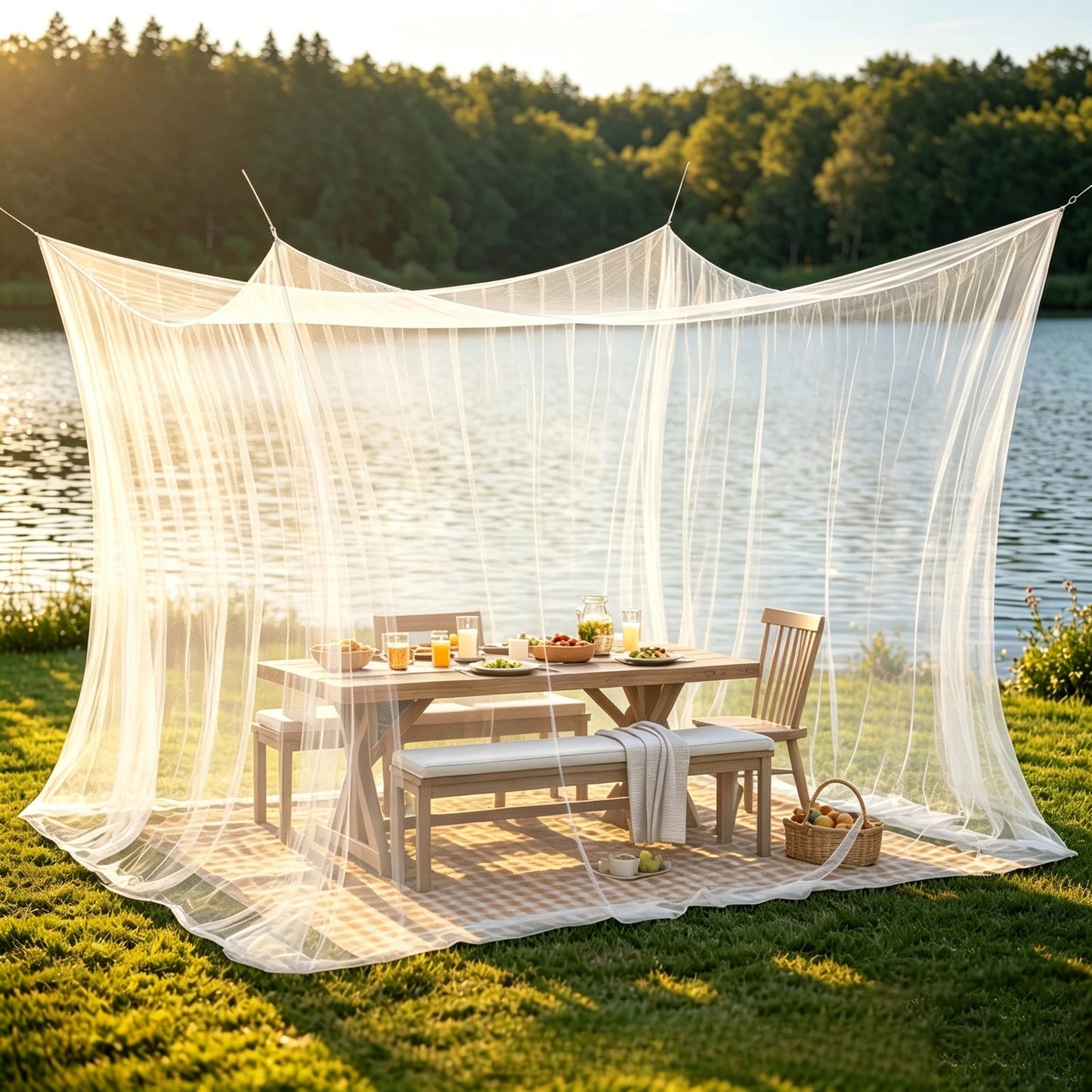 # Extra Large Mosquito Net Cover for Patio/Terrace