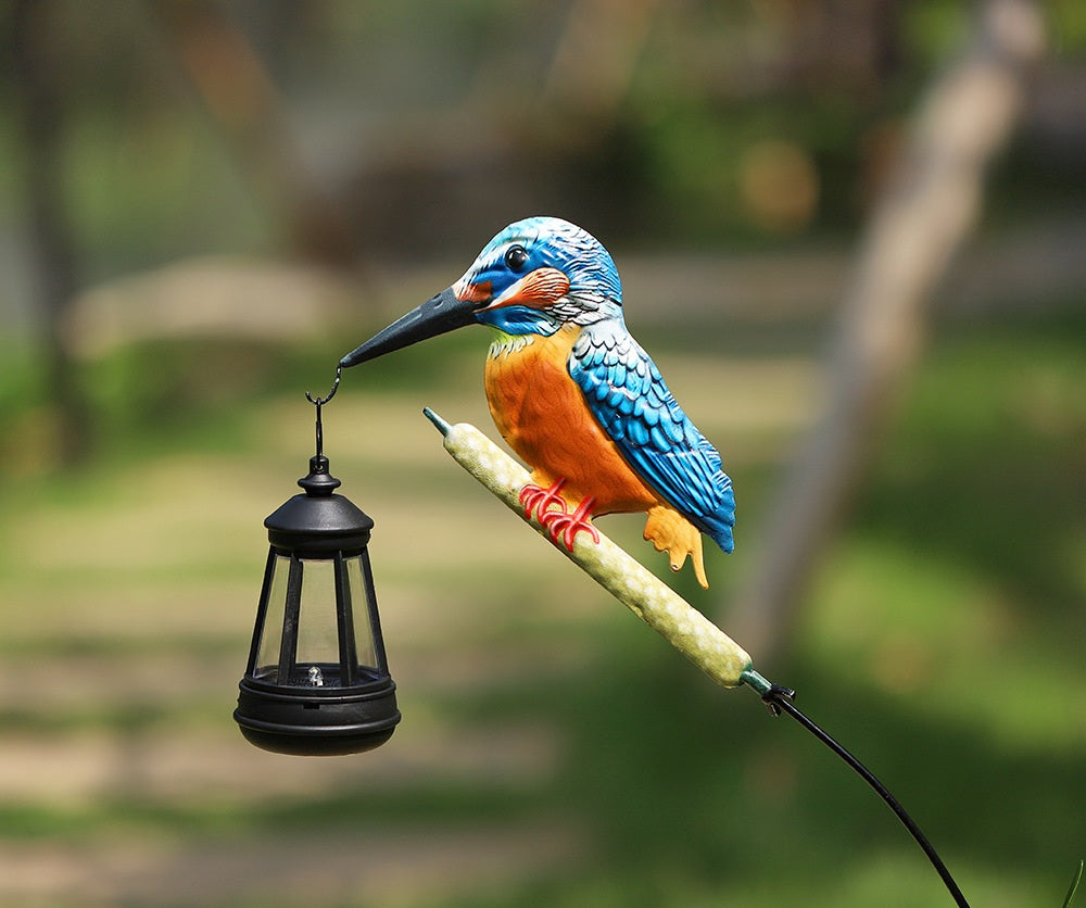 Solar-Powered Bird Lantern