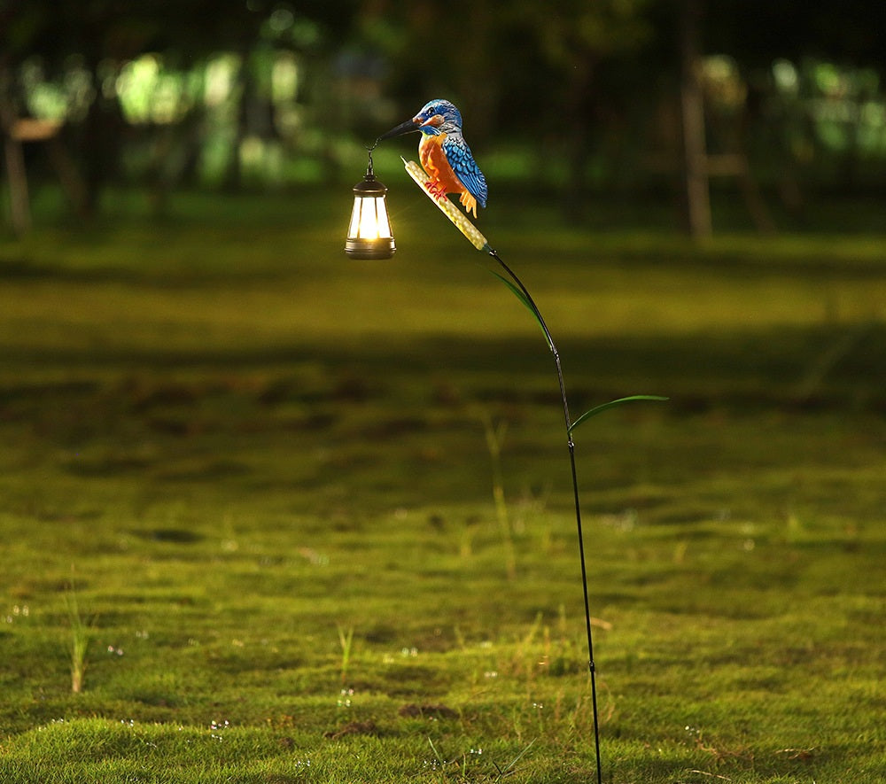 Solar-Powered Bird Lantern