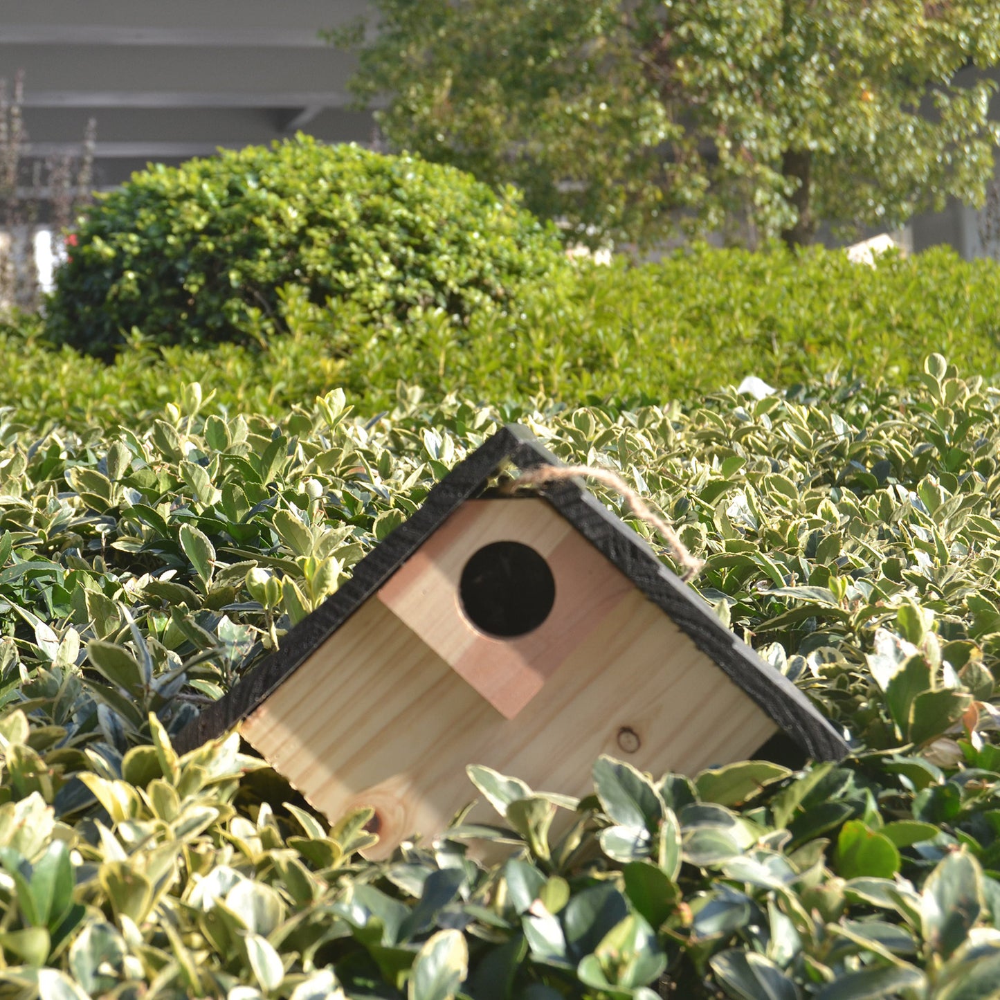 **Wooden Bird Nest Breeding Box**