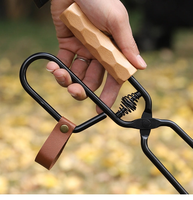 # Extended Anti-Scalding Charcoal Tongs for Outdoor Use