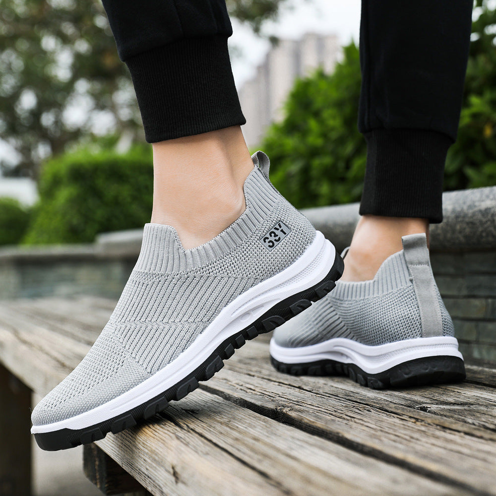 Men's Flyknit Breathable Casual Sports Shoes
