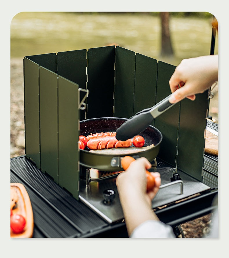 # Outdoor Folding Portable Stove Windshield