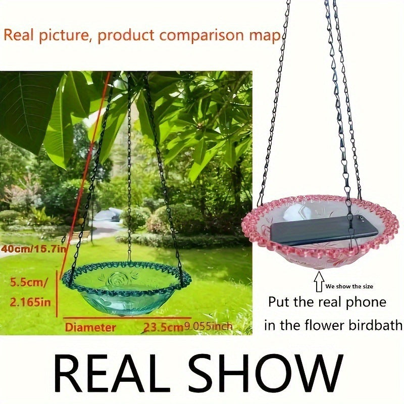 # Outdoor Hanging Bird Feeder/Garden/Pavilion Decoration/Bird Bathing Basin