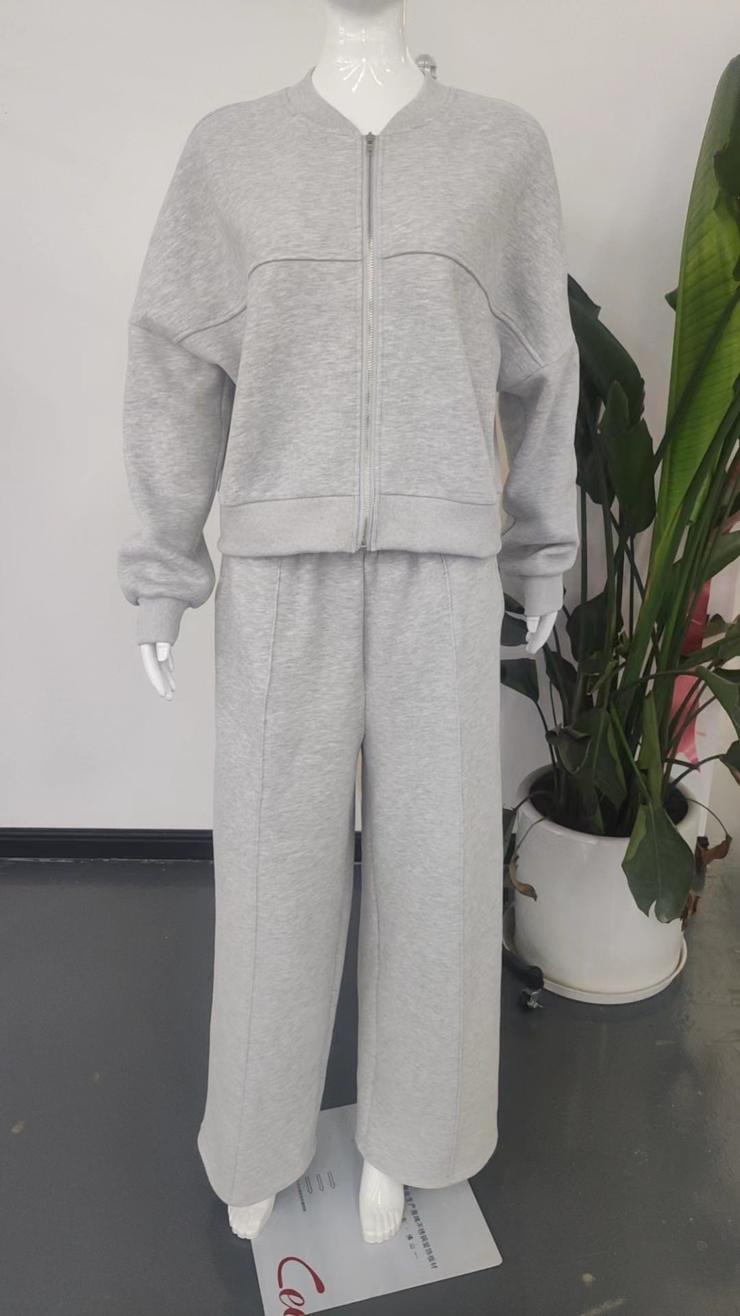 **Trendy Cardigan Slim Fit Two-Piece Set for Women**