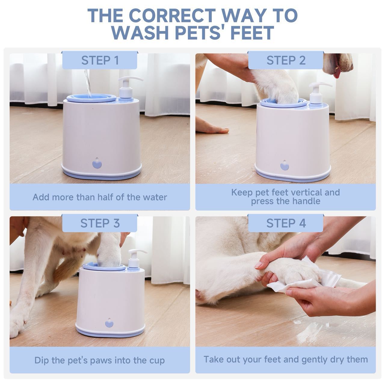 Second Generation Pet Paw Washing Cup