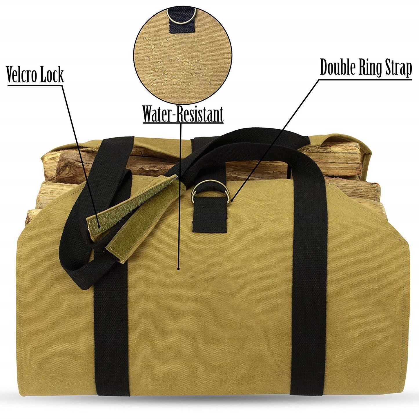 Outdoor Camping Firewood Storage Bag