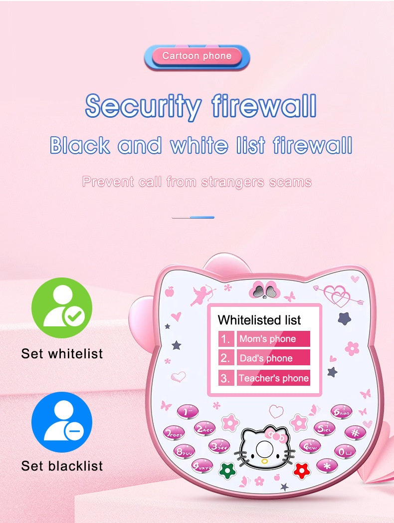 # Hello Kitty Neckband Creative Phone for Kids and Teens