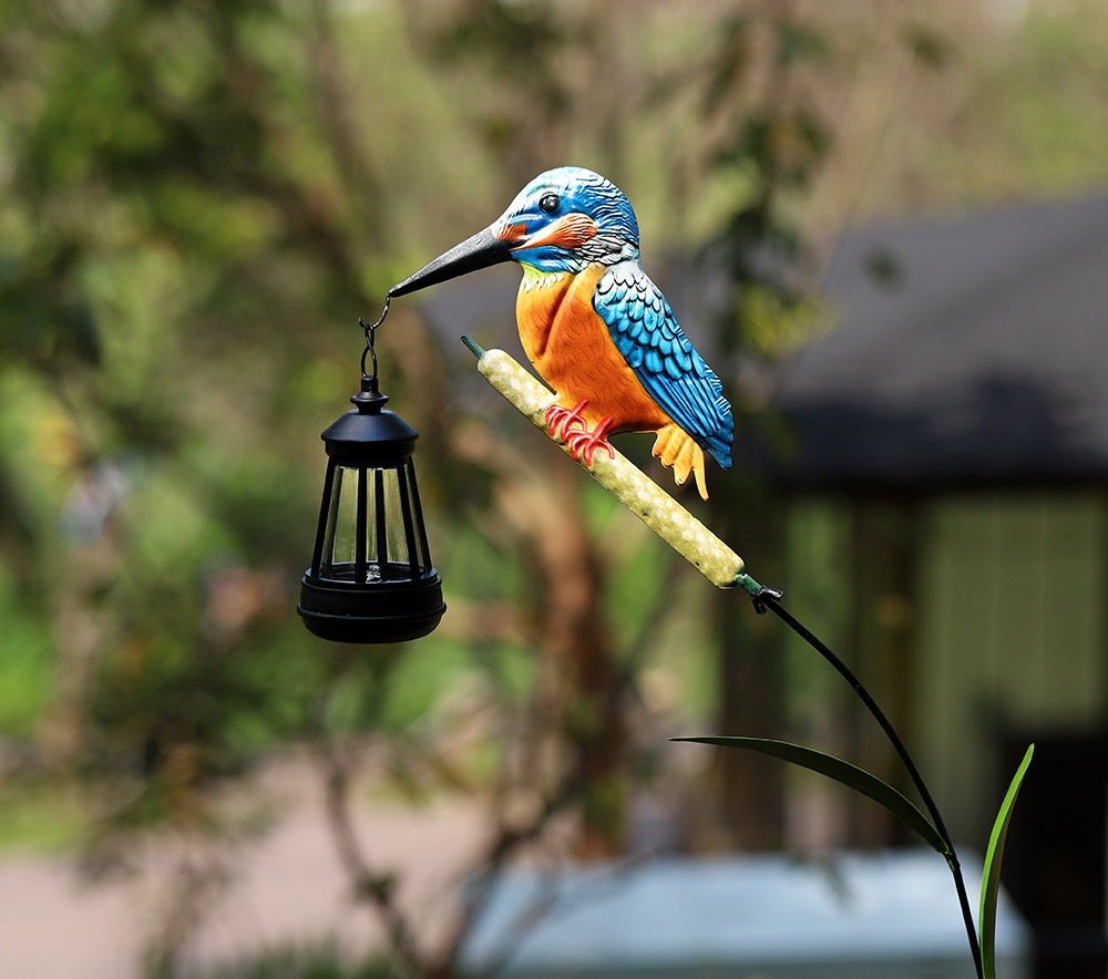 Solar-Powered Bird Lantern