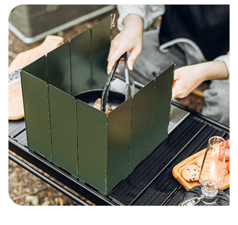 # Outdoor Folding Portable Stove Windshield