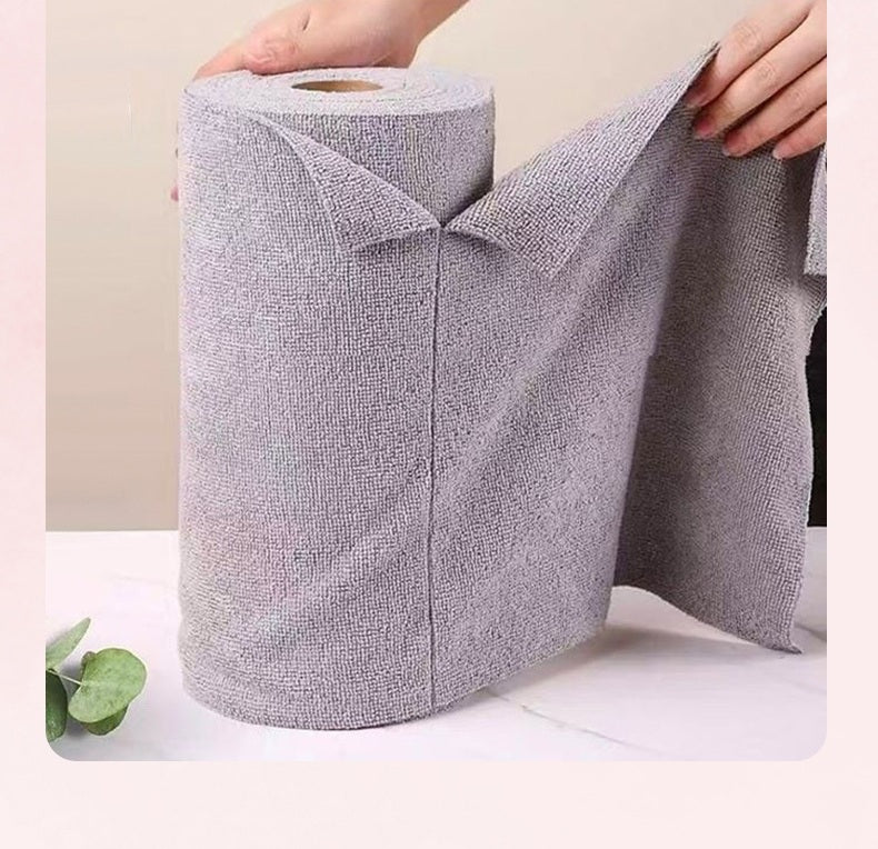 # Roll-type Tearable Microfiber Cleaning Cloth