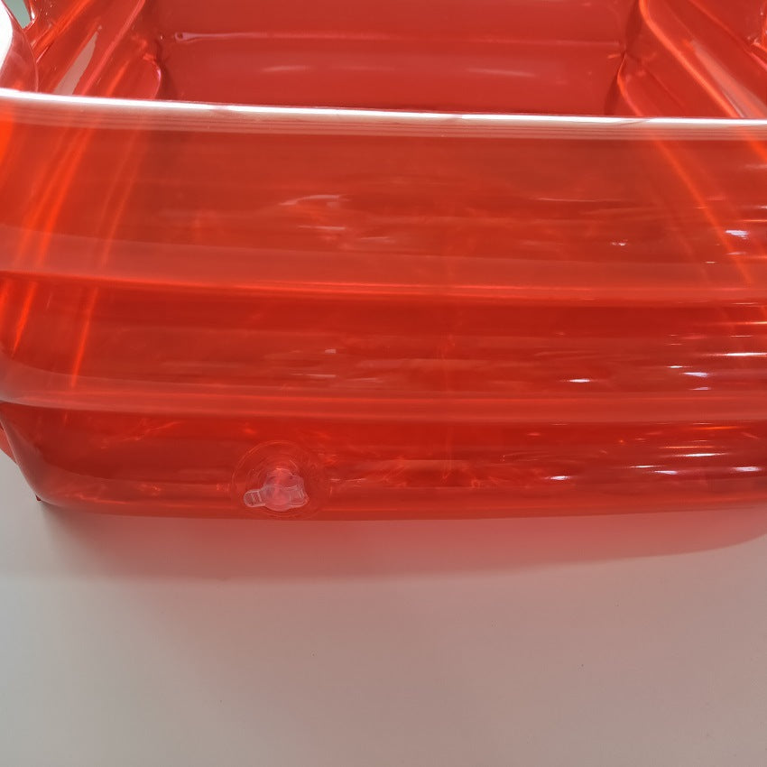 # Thickened PVC Folding Inflatable Foot Bath Basin