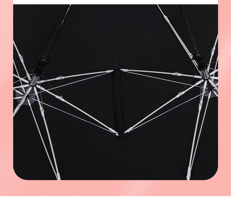 # Extra Large Reinforced Long-Handled Couple Umbrella