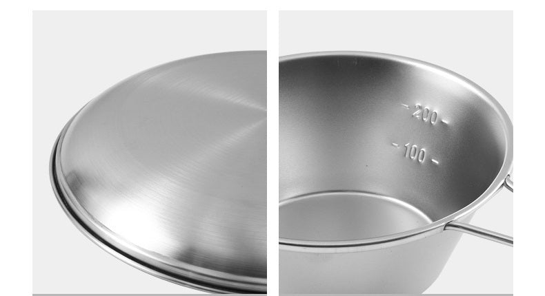 # Outdoor 304 Stainless Steel Six-Piece Dinnerware Set
