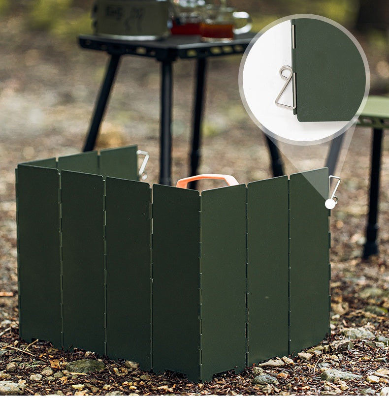 # Outdoor Folding Portable Stove Windshield