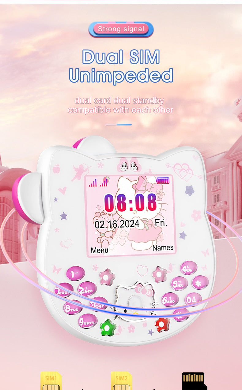 # Hello Kitty Neckband Creative Phone for Kids and Teens