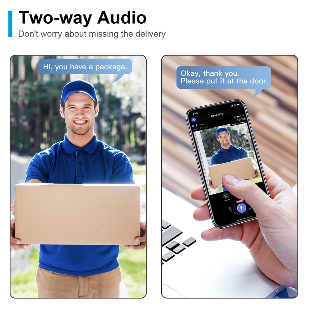 # M8 WiFi Smart Wireless Video Doorbell