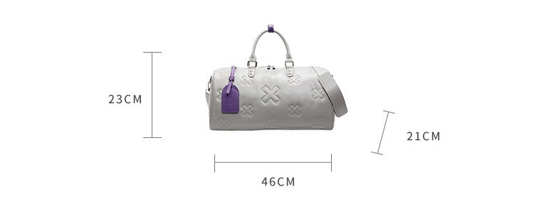 Stylish Large-Capacity PU Travel Handbag