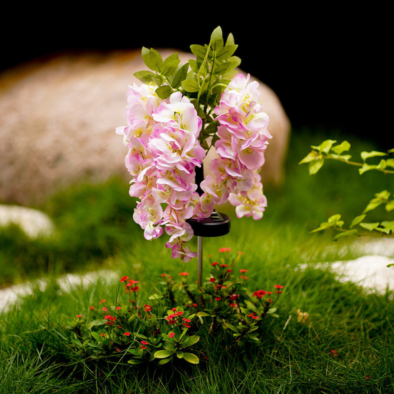 # Solar-Powered Wisteria LED Landscape Light for Courtyards and Lawns