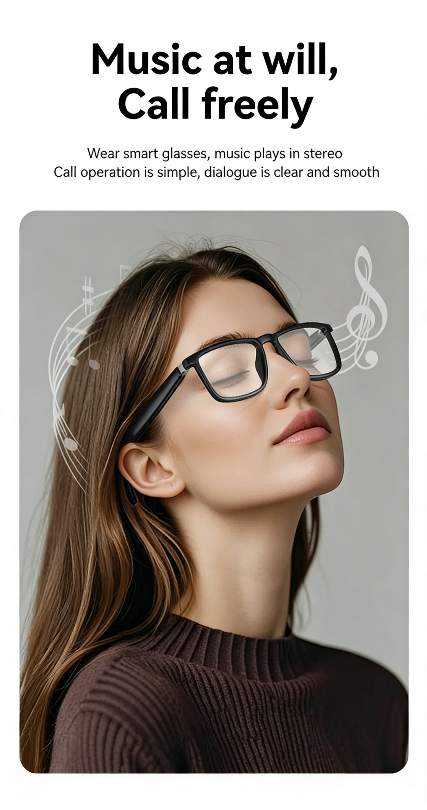 # Wireless Smart AI Translation Bluetooth Glasses