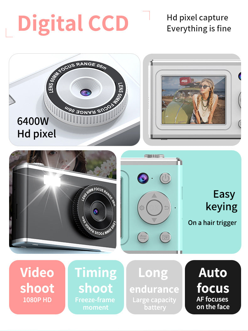 # Y25 HD Dual-Lens Digital Camera