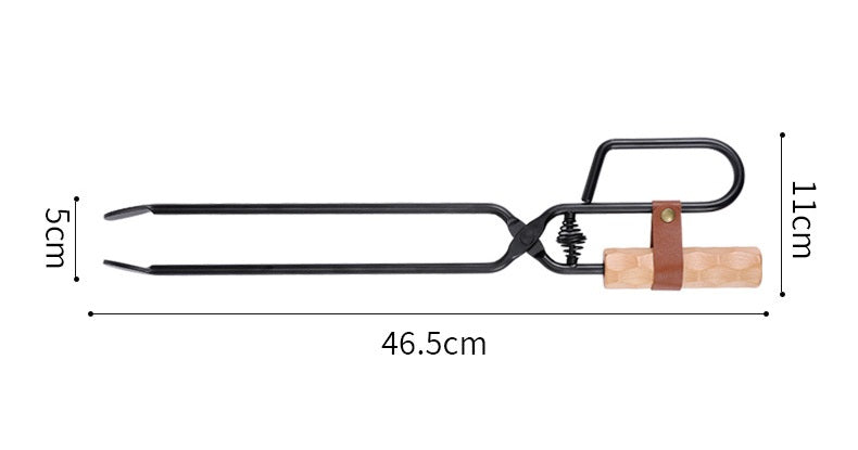 # Extended Anti-Scalding Charcoal Tongs for Outdoor Use