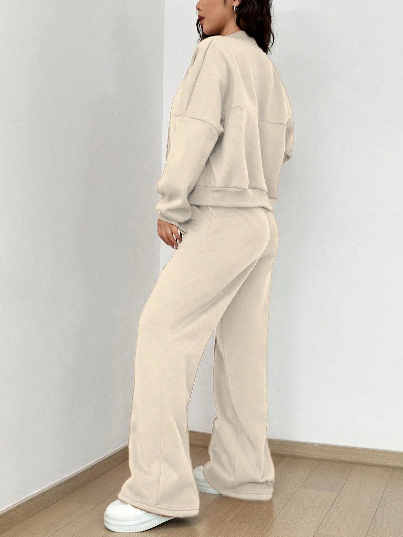**Trendy Cardigan Slim Fit Two-Piece Set for Women**