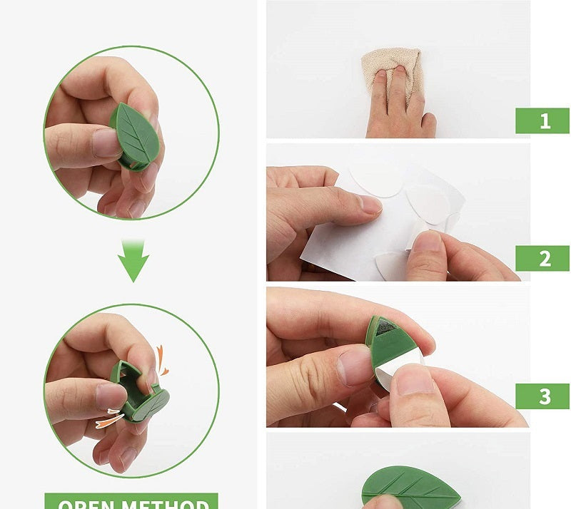 # Leaf-Shaped Invisible Plant Fixing Clip