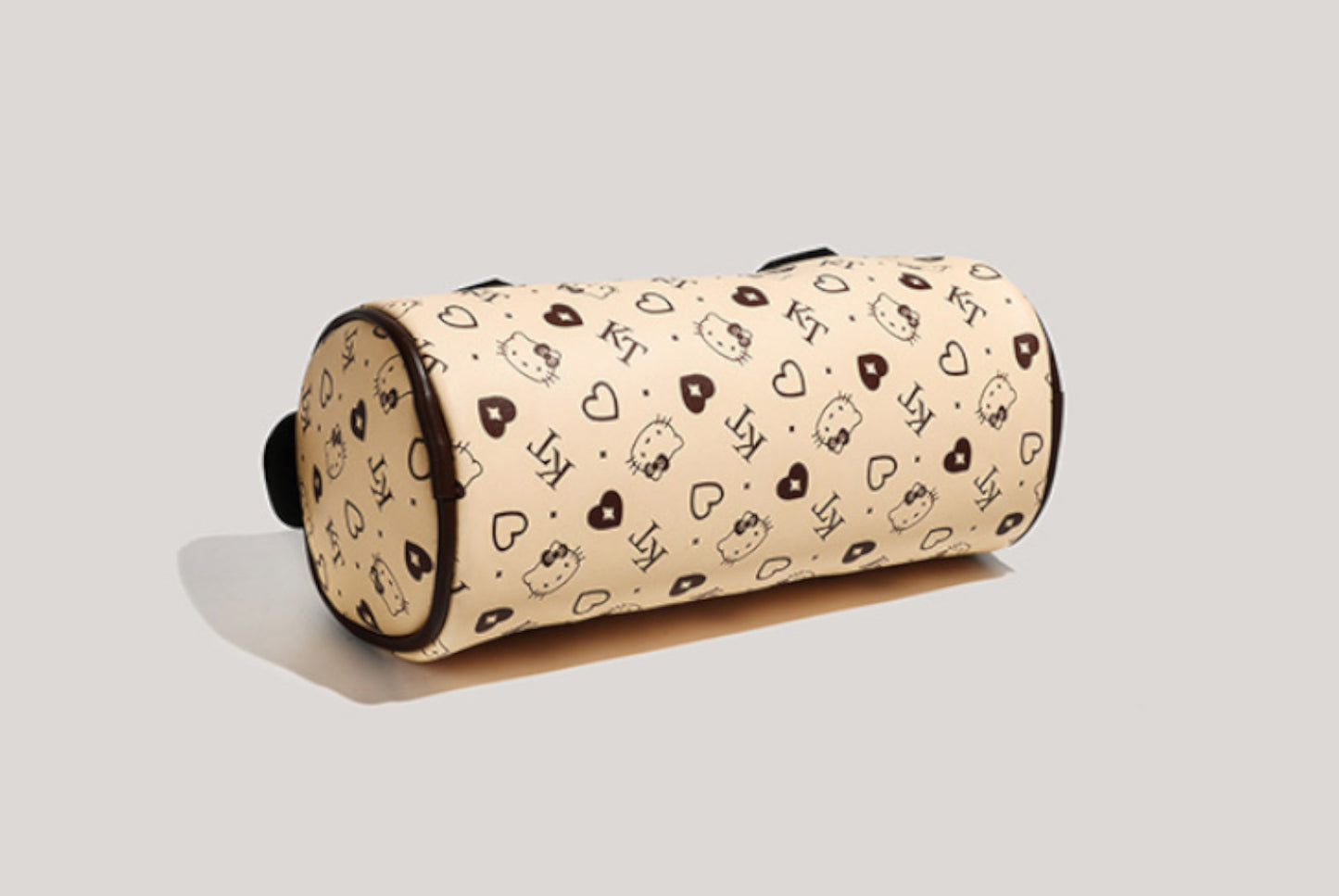 Crossbody Boston Bag - Beige