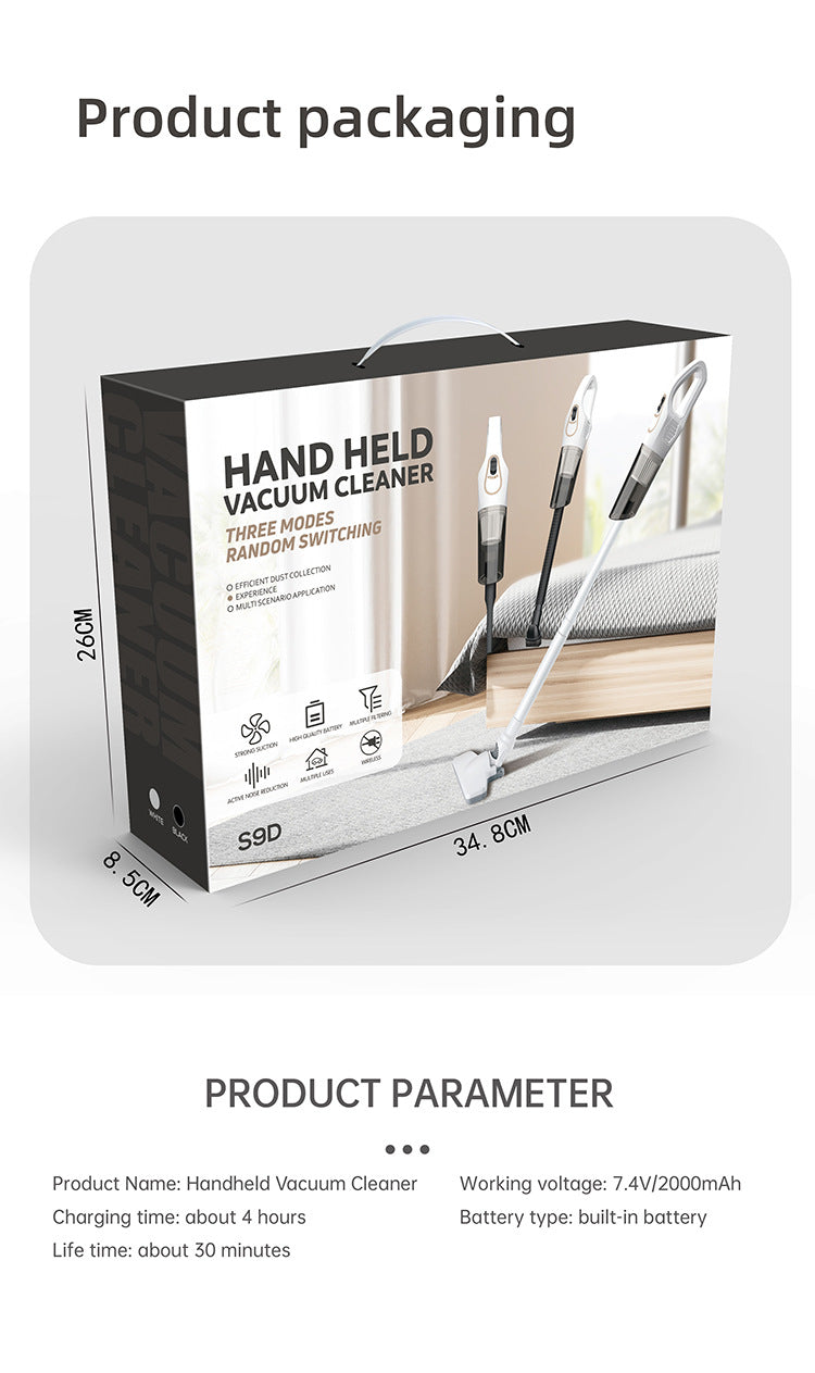 Cordless Handheld Vacuum Cleaner for Home Use - High Suction Power