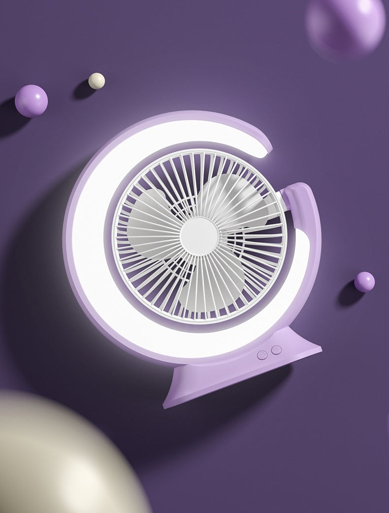 # Rotating Desk Lamp Fan