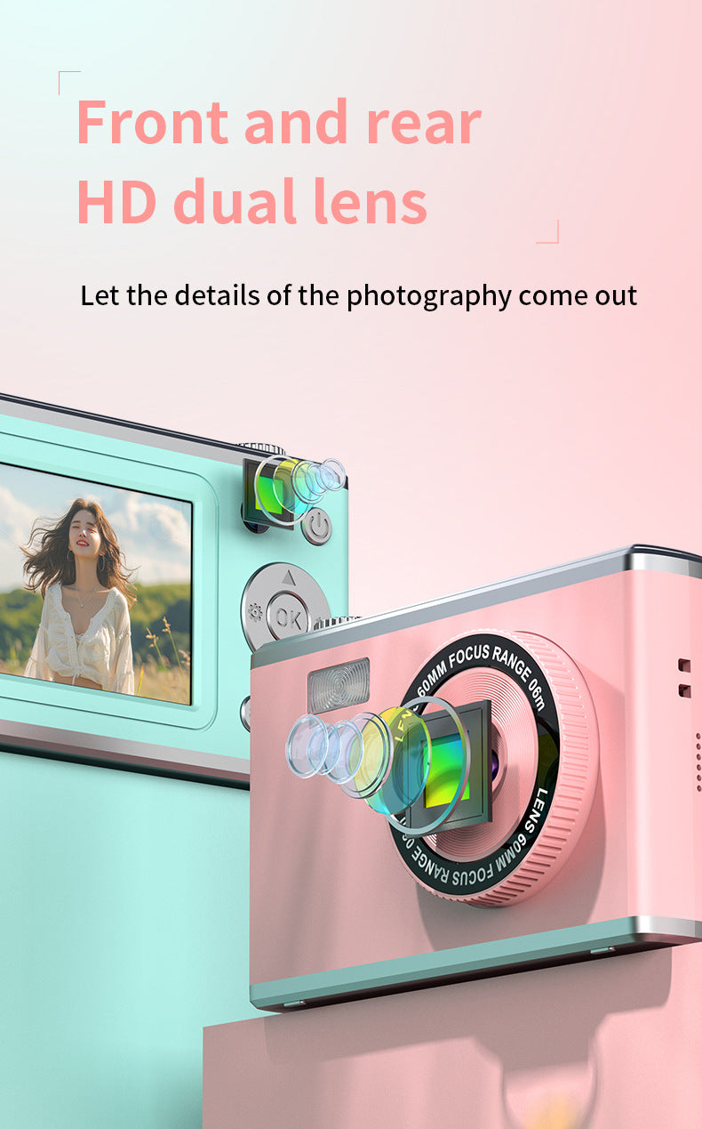 # Y25 HD Dual-Lens Digital Camera