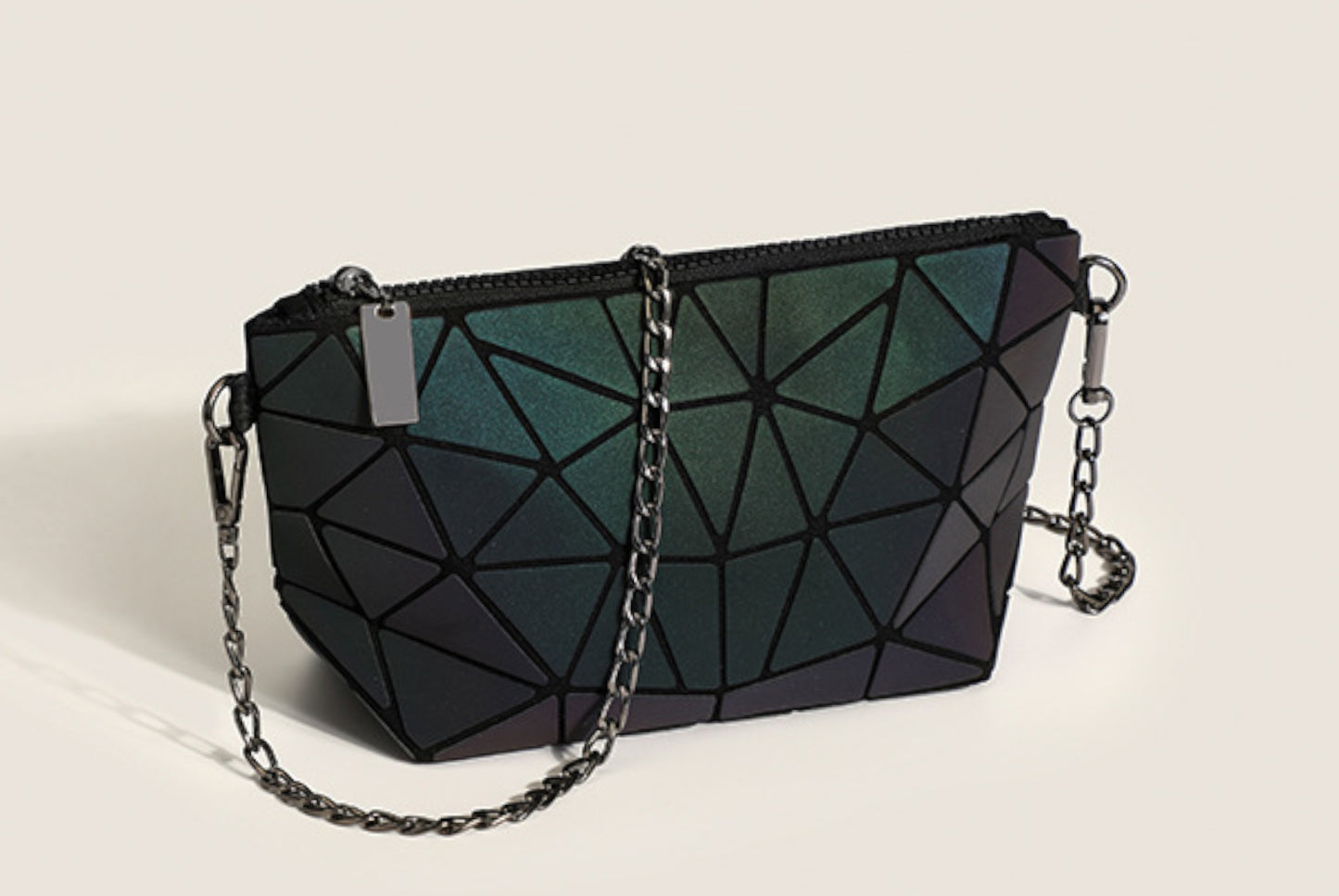 Geometric Diamond Checkered Versatile Shoulder Bag