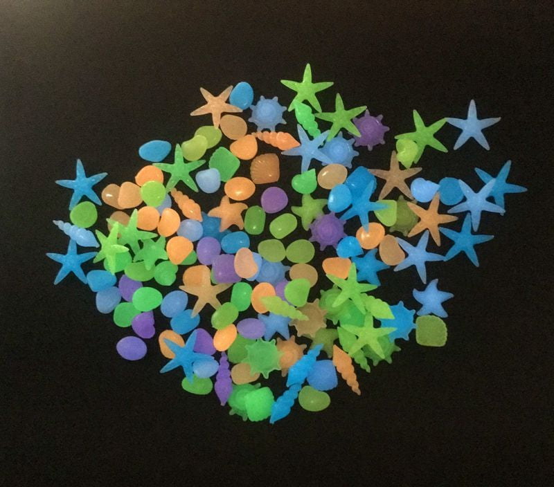 # Fluorescent Glowing Pebbles for Decoration