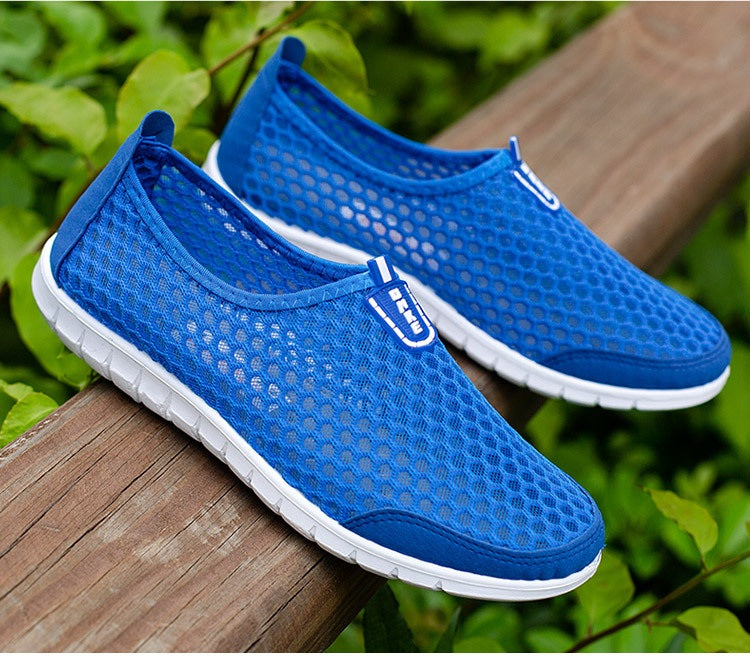 Men's Summer Breathable Hollow-Out Mesh Shoes