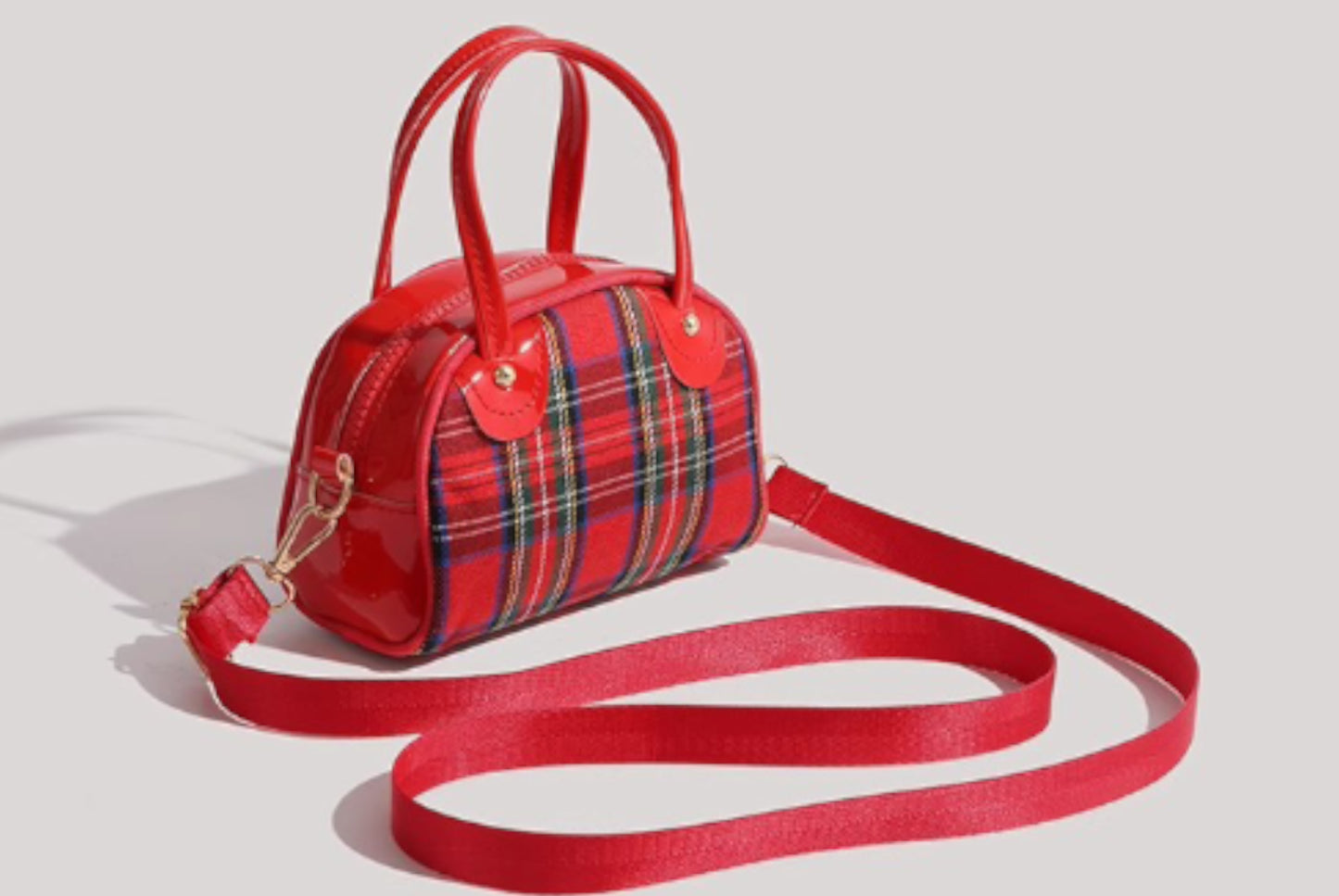 **Hello Kitty KT Plaid Shoulder Bag
